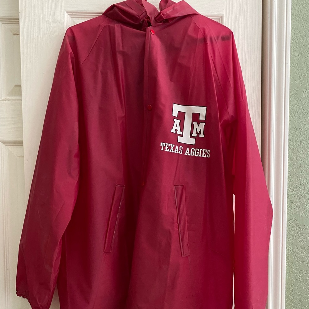 Vintage Texas A&M unisex raincoat size M